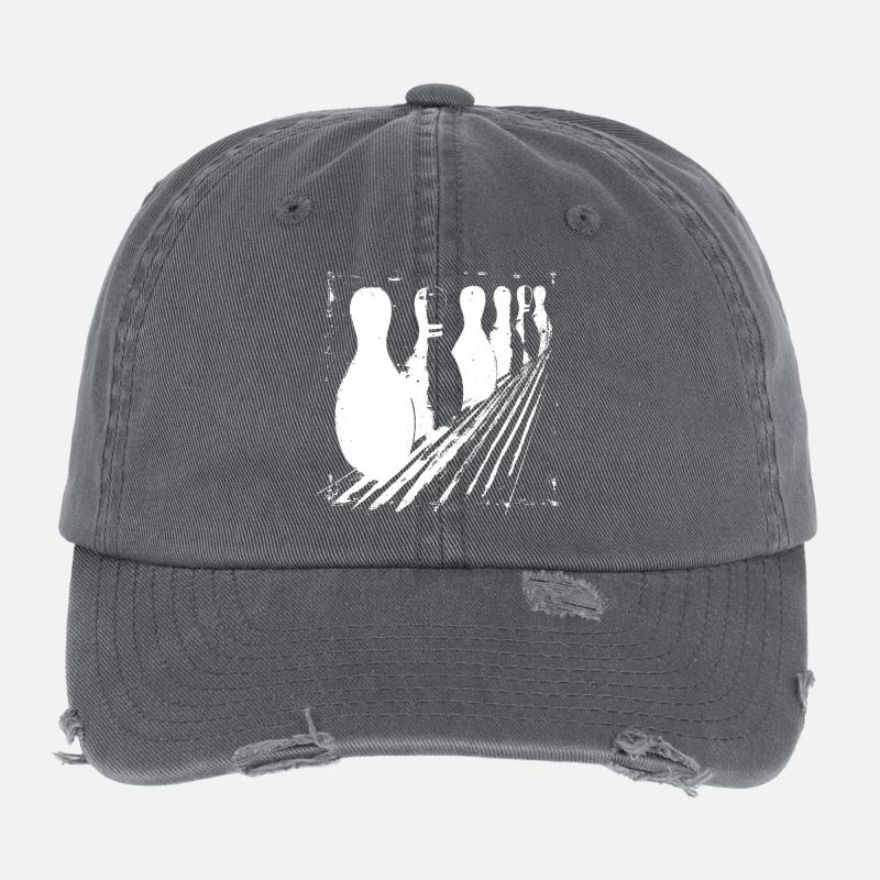 Bowling Pins Flexfit Vintage Destroyed Cap