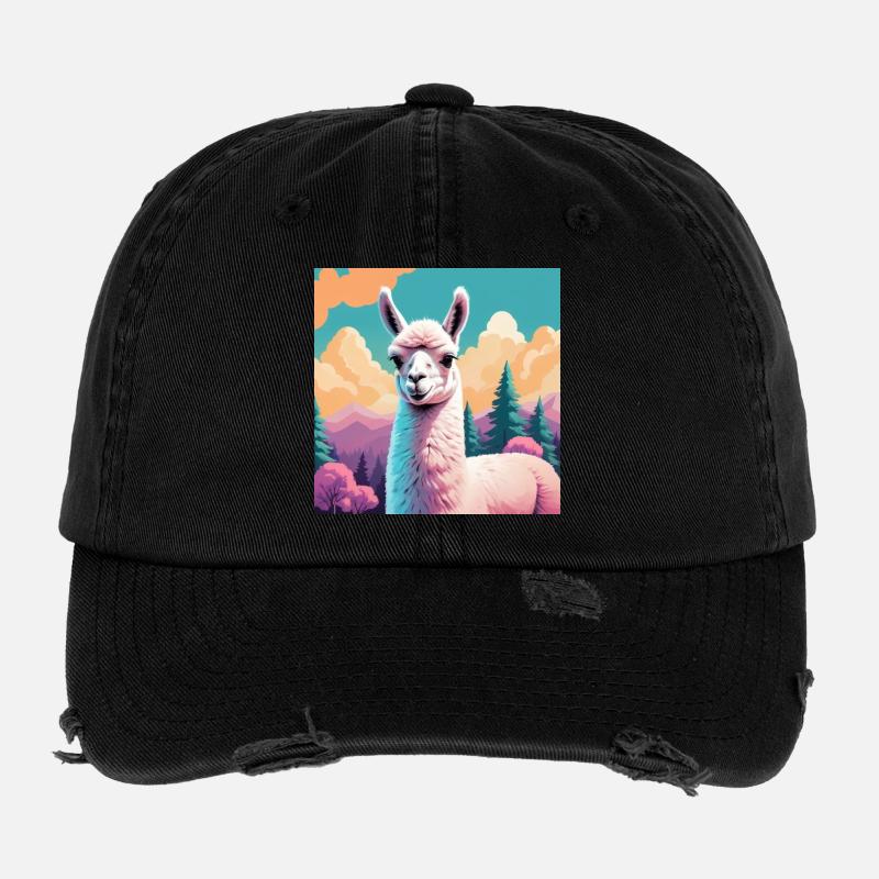 Lama Flexfit Vintage Destroyed Cap