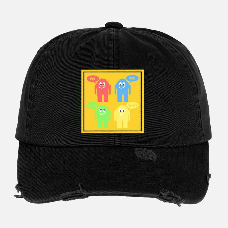 Drôles d’hommes Casquette vintage effet usé Flexfit