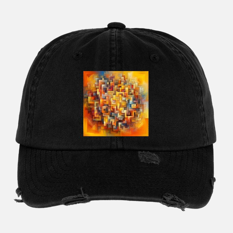 Carrés 2 Casquette vintage effet usé Flexfit