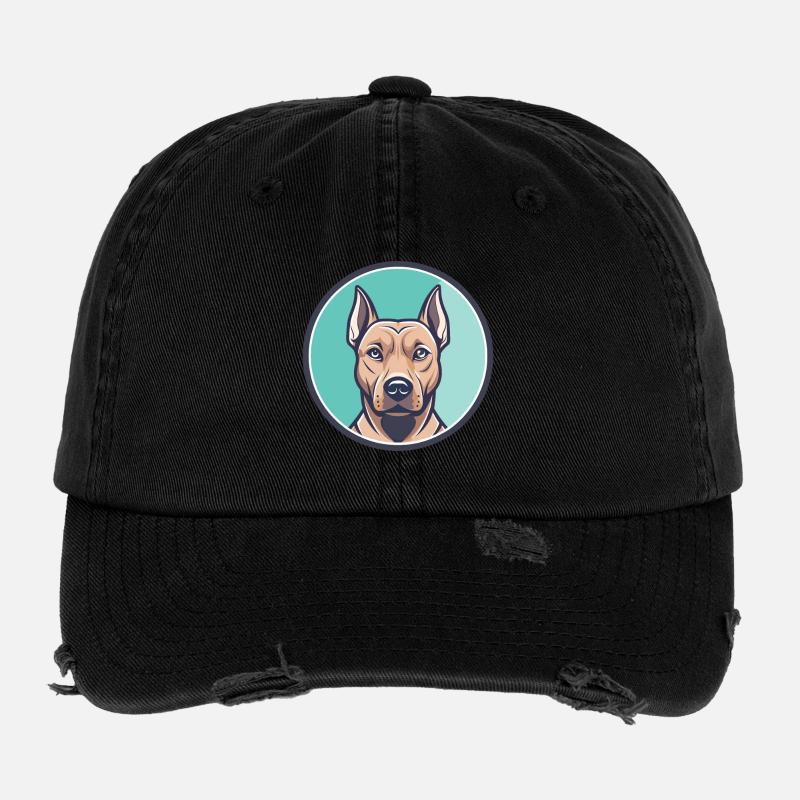 Phu Quoc Ridgeback Chien Race Dessin animé Kawaii Casquette vintage effet usé Flexfit
