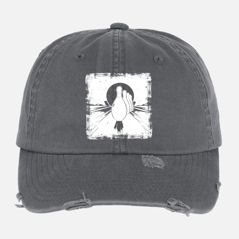 Bowling Pins Flexfit Vintage Destroyed Cap