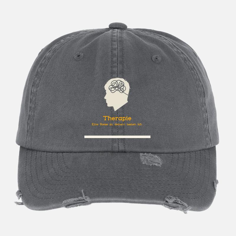 Thérapie : un voyage vers le meilleur de vous-même Casquette vintage effet usé Flexfit