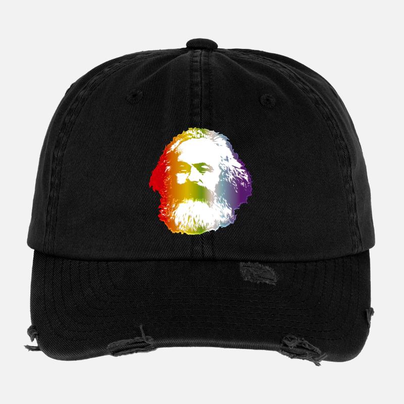 Regenbogen-Marx Flexfit Vintage Destroyed Cap