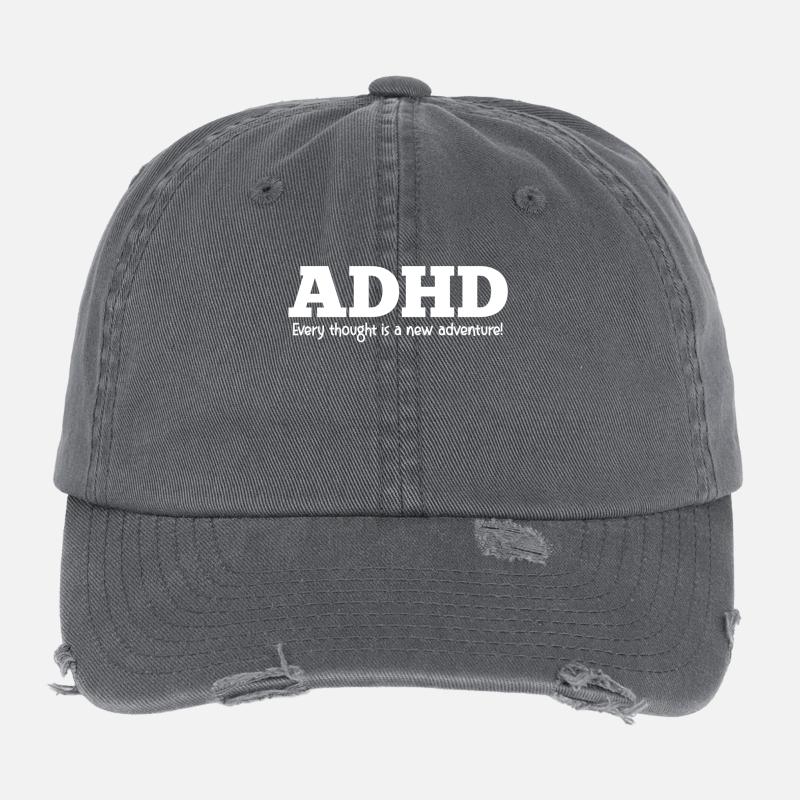 ADHD Flexfit Vintage Destroyed Cap