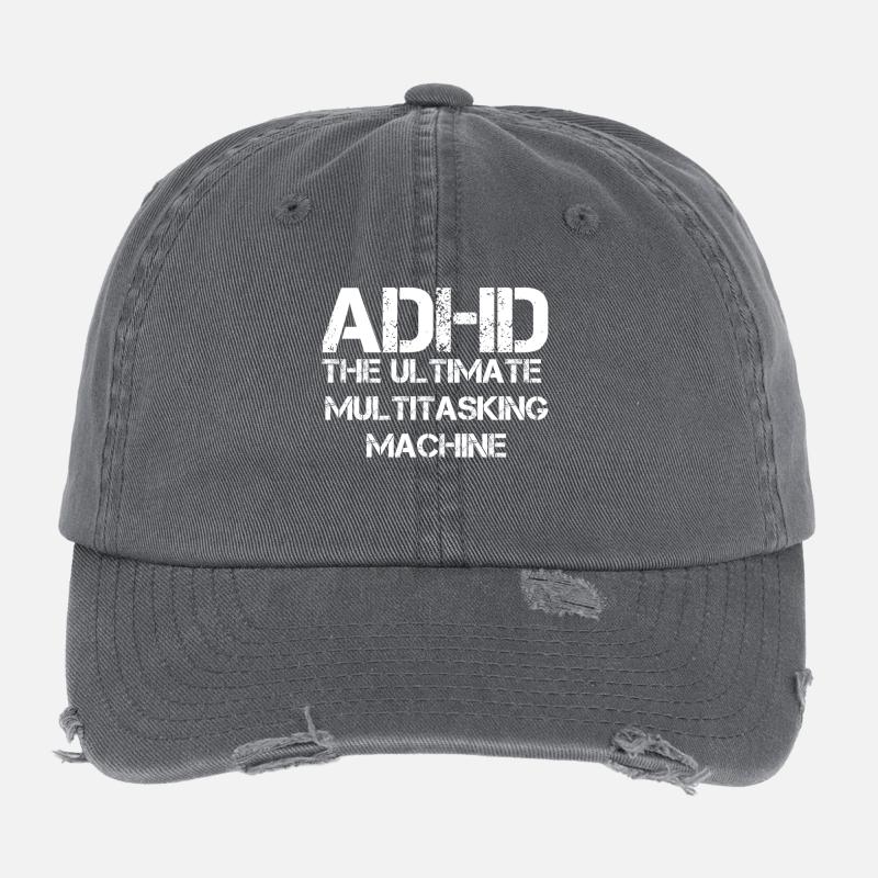 ADHD Flexfit Vintage Destroyed Cap