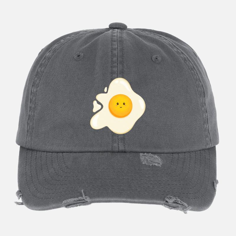 Süßes Spiegelei Flexfit Vintage Destroyed Cap