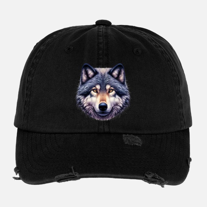 Loup Casquette vintage effet usé Flexfit