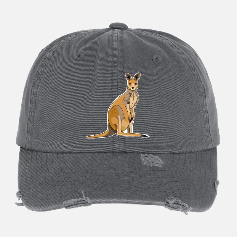 Känguru Flexfit Vintage Destroyed Cap