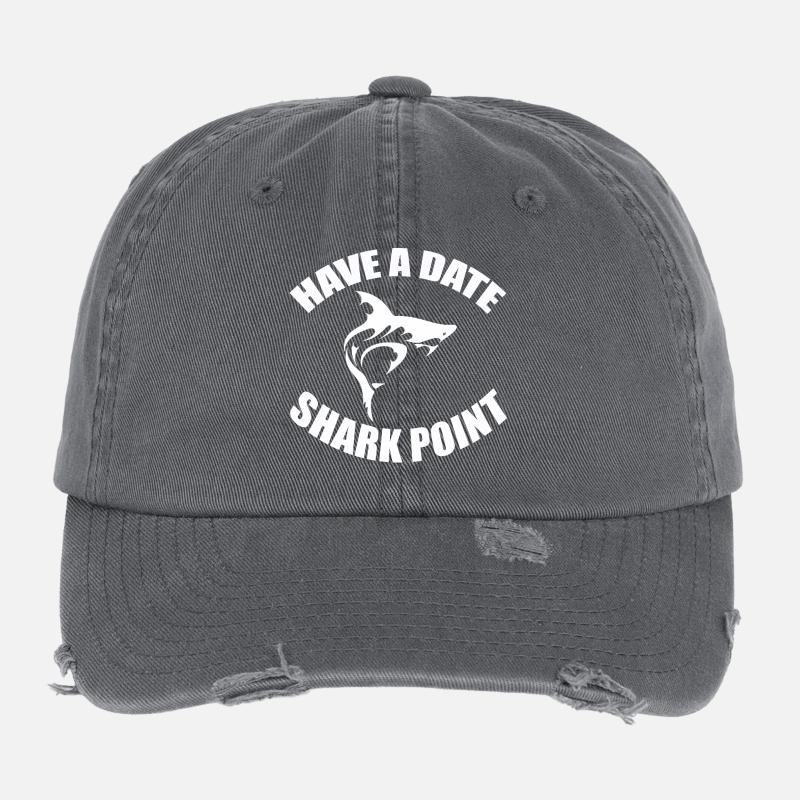 RENDEZ-VOUS GALANT - SHARK POINT Casquette vintage effet usé Flexfit