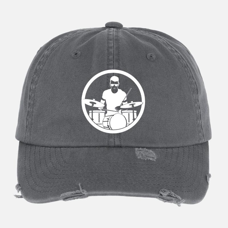 Drummer Flexfit Vintage Destroyed Cap