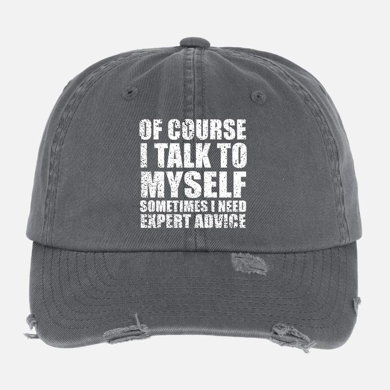 Cool quote Flexfit Vintage Destroyed Cap