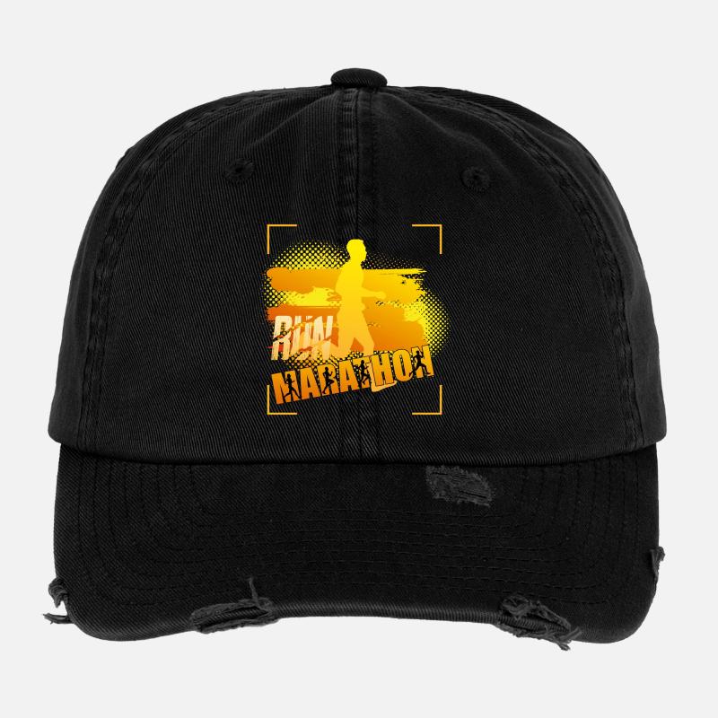 42 KM - Marathon Flexfit Vintage Destroyed Cap