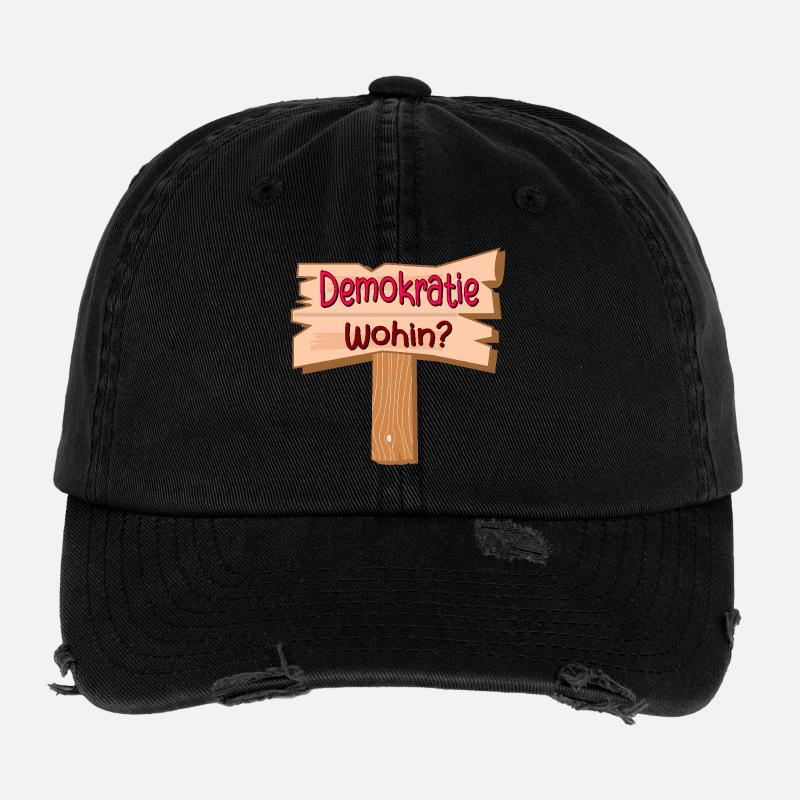 DEMOKRATIE PFAD Flexfit Vintage Destroyed Cap
