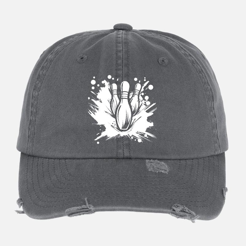 Bowling Casquette vintage effet usé Flexfit