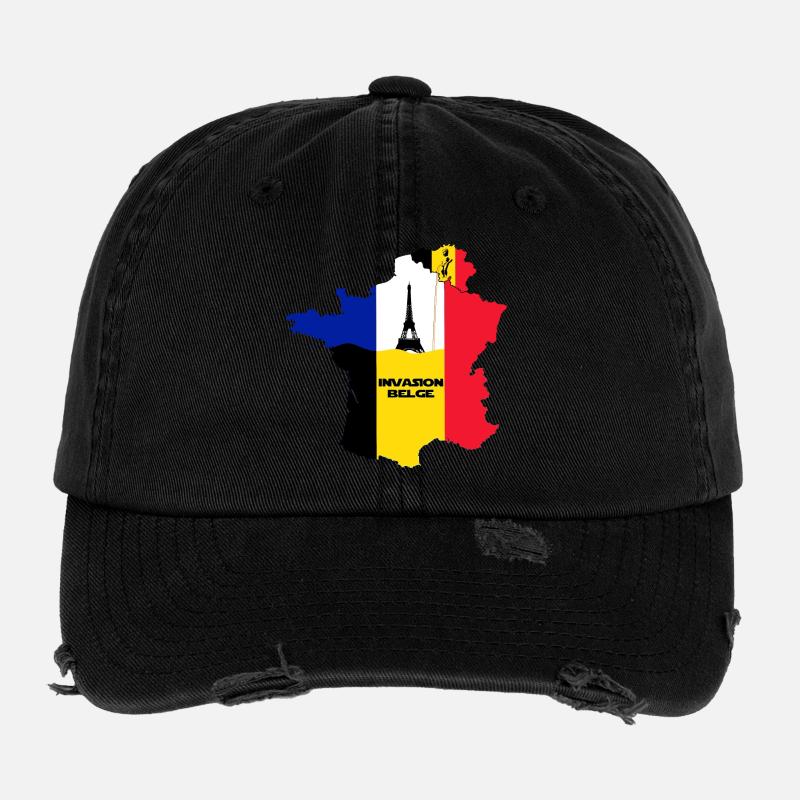 Belgian invasion Flexfit Vintage Destroyed Cap