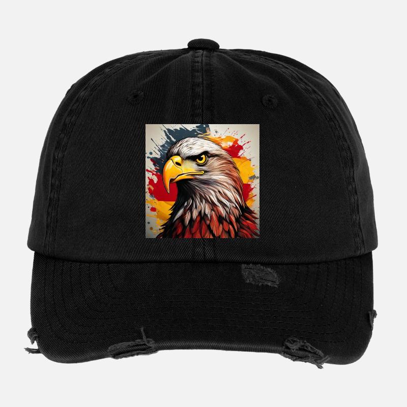 Adlerkopf Kunstspray Explosion Flexfit Vintage Destroyed Cap