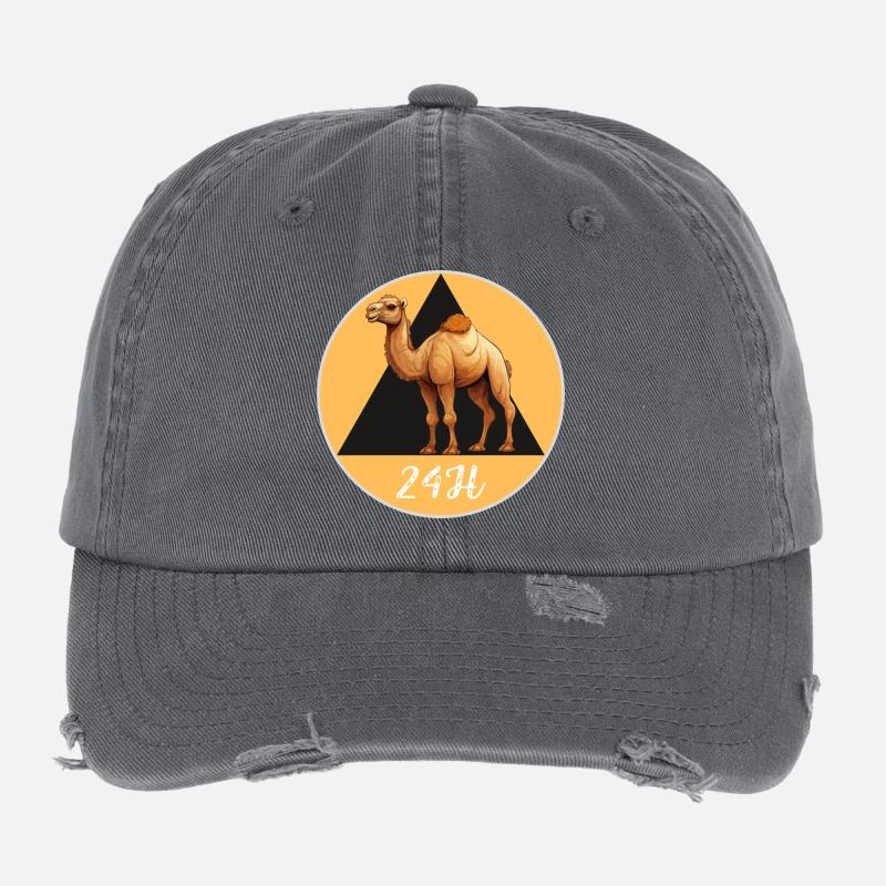 Kamel 24h Flexfit Vintage Destroyed Cap