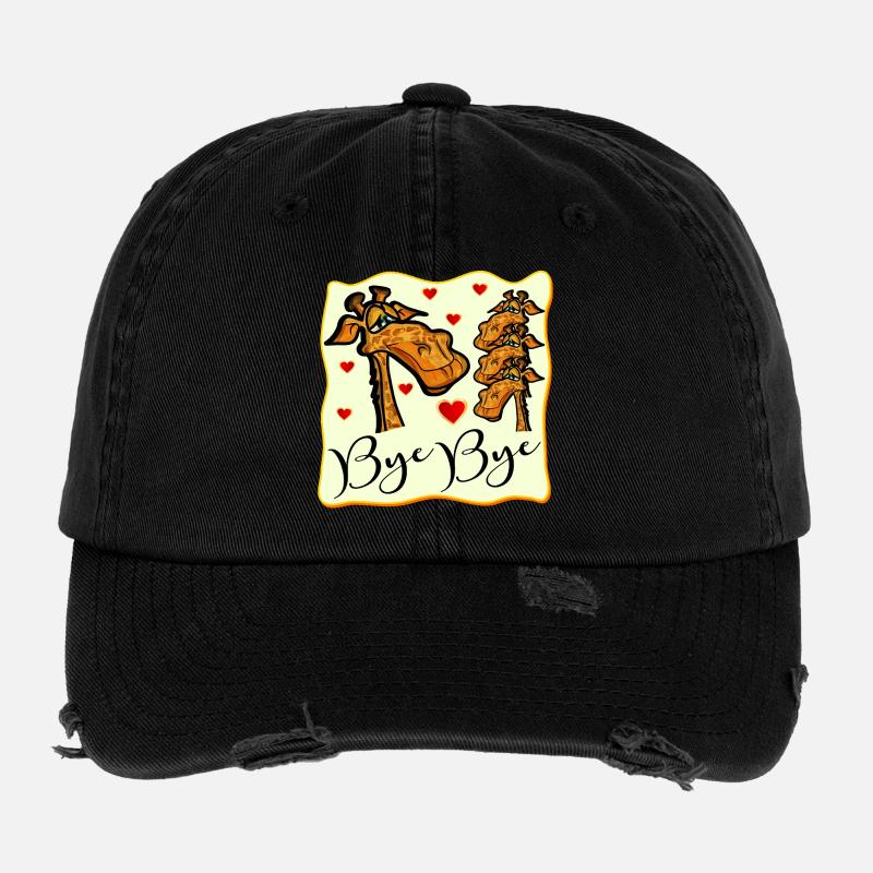 ADIEU BYE BYE DRÔLE Casquette vintage effet usé Flexfit