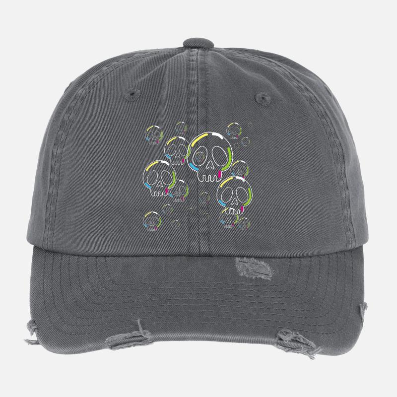 Seifen-Schädel Flexfit Vintage Destroyed Cap