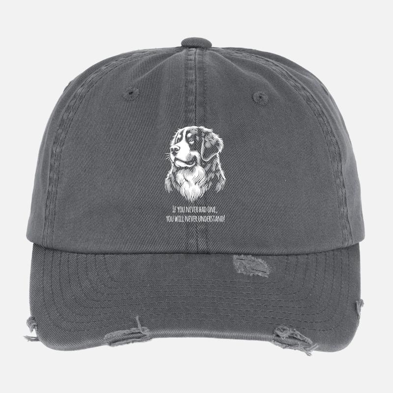 Berner Sennenhund Flexfit Vintage Destroyed Cap
