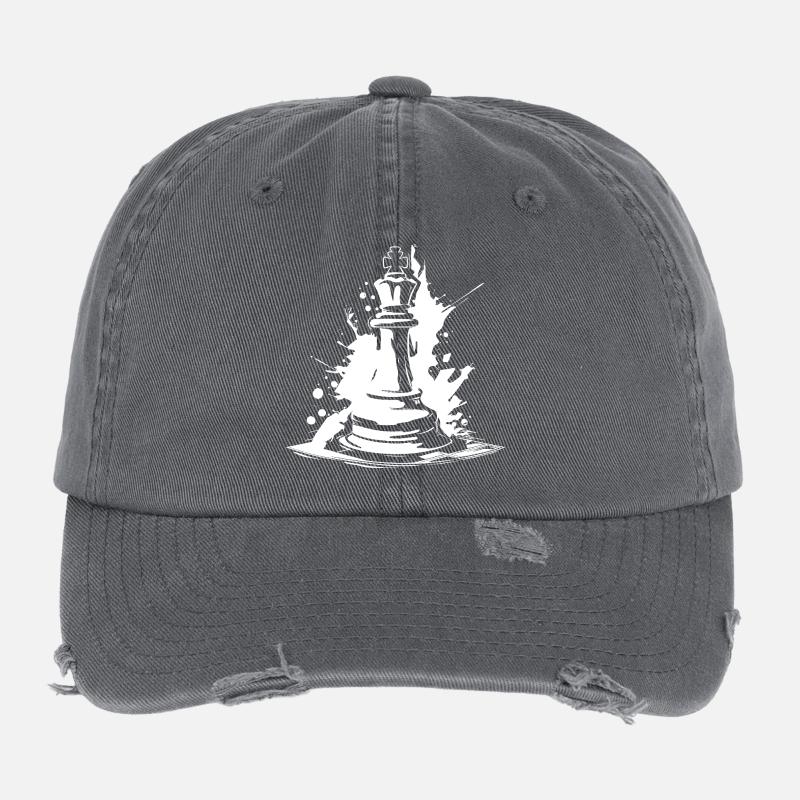 Schachfigur Flexfit Vintage Destroyed Cap