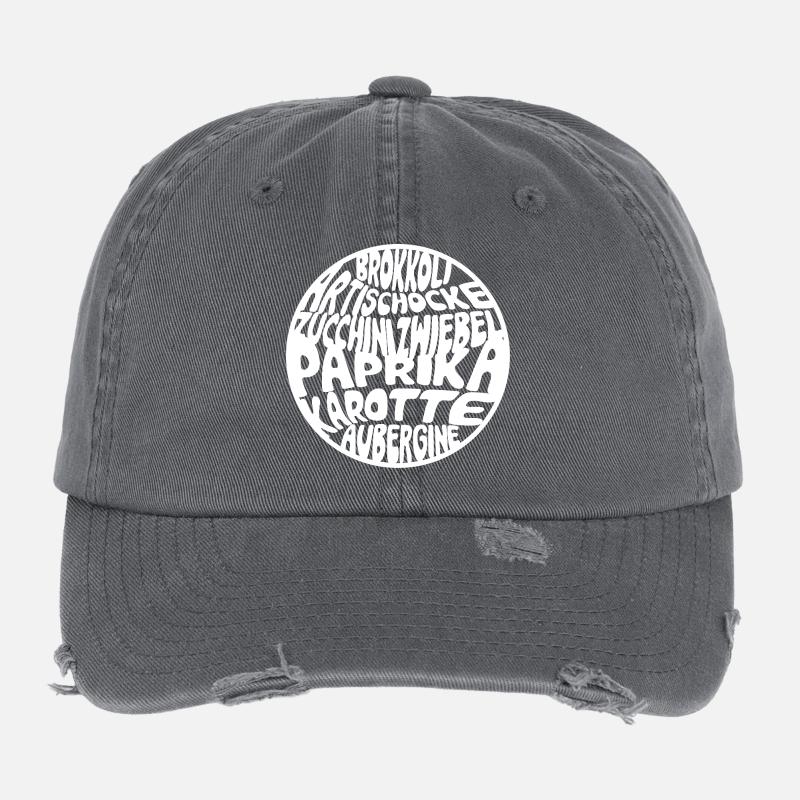 Gemüsesuppe Flexfit Vintage Destroyed Cap