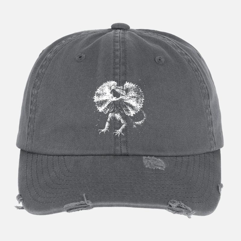 Wildes Reptilien-Revival Flexfit Vintage Destroyed Cap