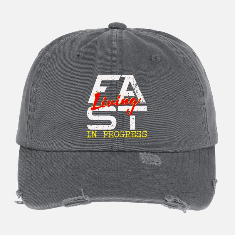 Fast living Flexfit Vintage Destroyed Cap