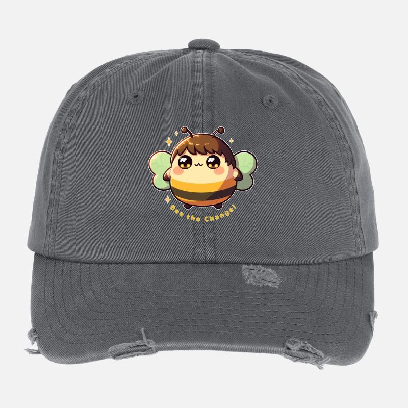 Bee the Change ! Casquette vintage effet usé Flexfit