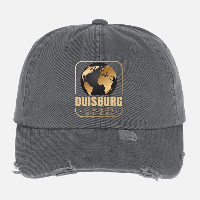 Duisburg Flexfit Vintage Destroyed Cap