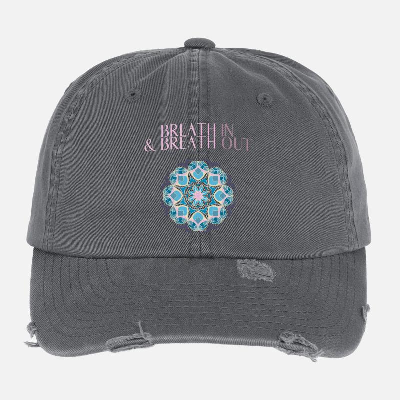 Yoga Mantra Flexfit Vintage Destroyed Cap