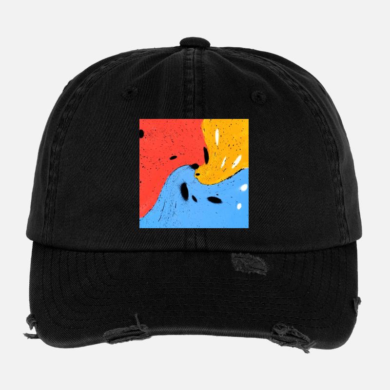 Verrückte Farben Flexfit Vintage Destroyed Cap