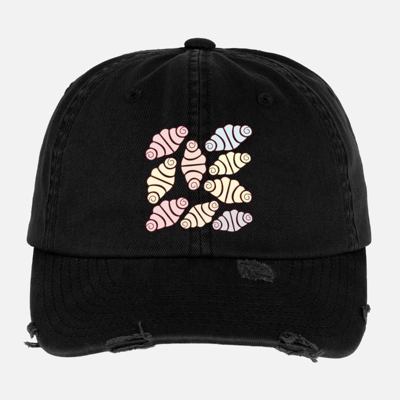 FRANZBRÖTCHEN GESCHENKE GEBÄCK Flexfit Vintage Destroyed Cap