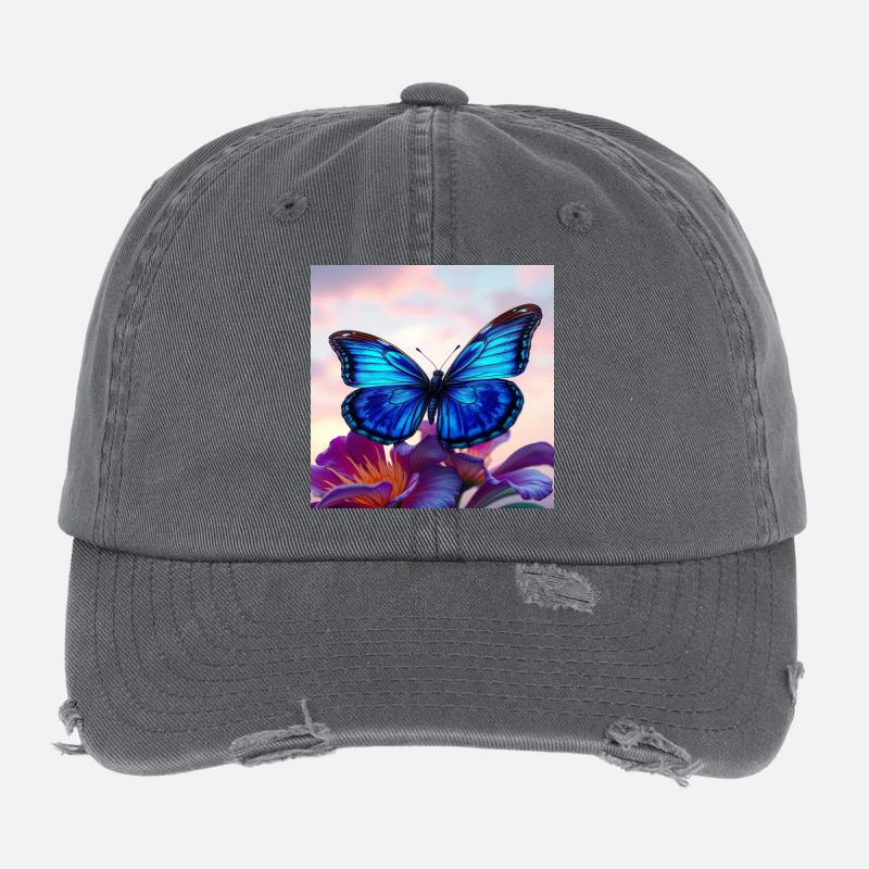 Butterfly Flexfit Vintage Destroyed Cap