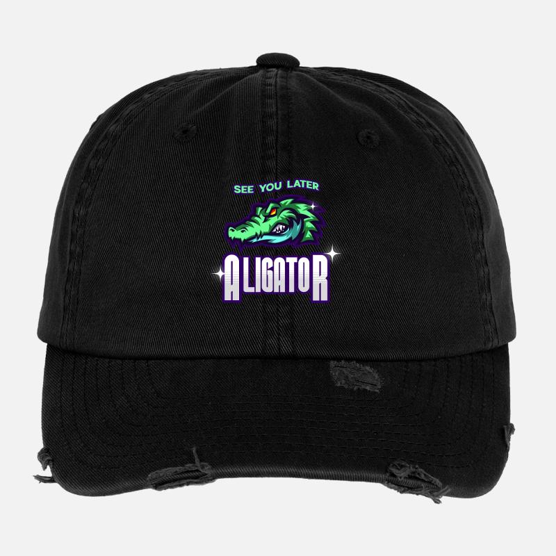 À plus tard Aligator Casquette vintage effet usé Flexfit