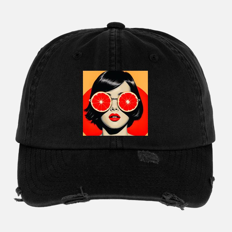 Moderne fruchtige Vision Flexfit Vintage Destroyed Cap