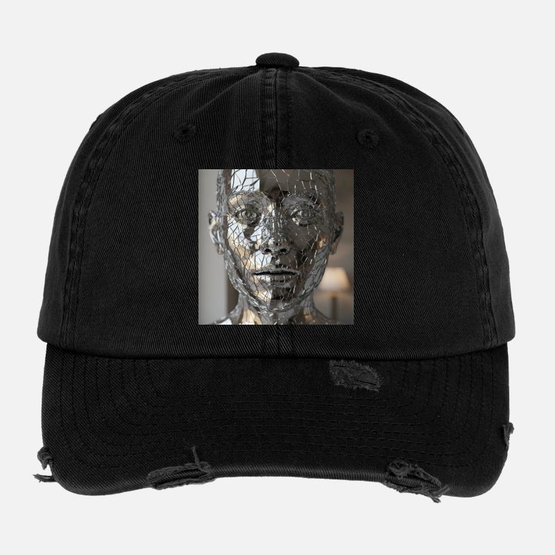 Sculpture corporelle à facettes Casquette vintage effet usé Flexfit