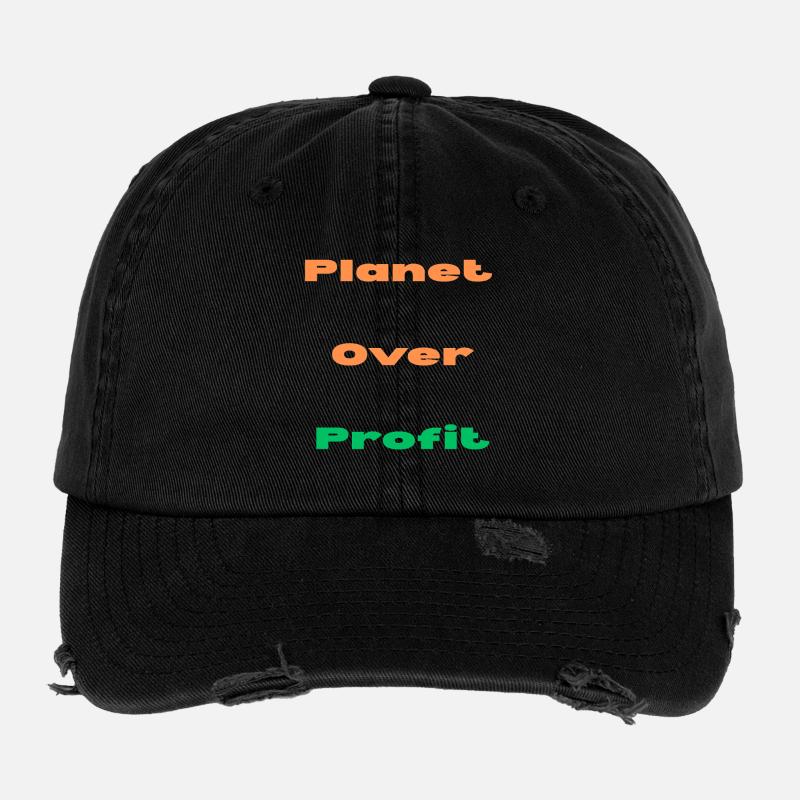 PLANET OVER PROFIT Flexfit Vintage Destroyed Cap