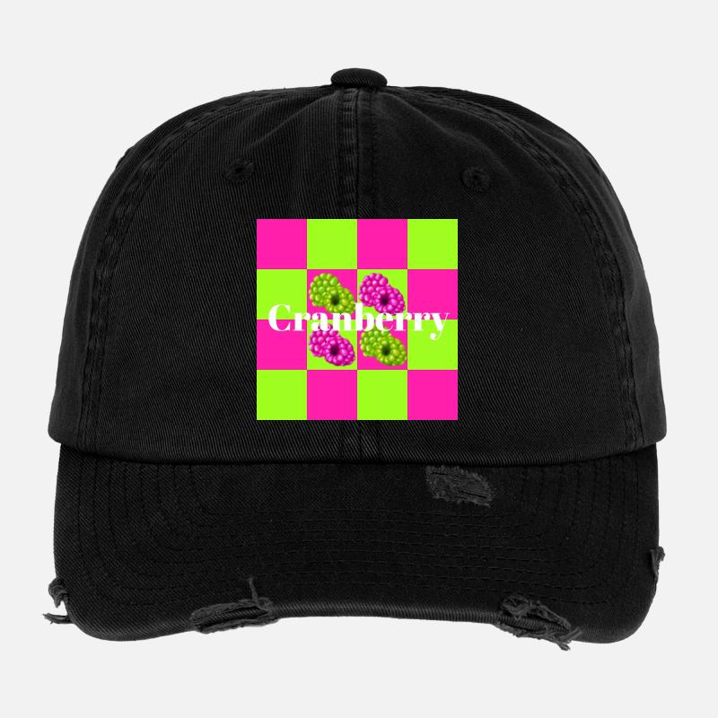 Beere & Farbenspiel Funkelndes Muster Flexfit Vintage Destroyed Cap