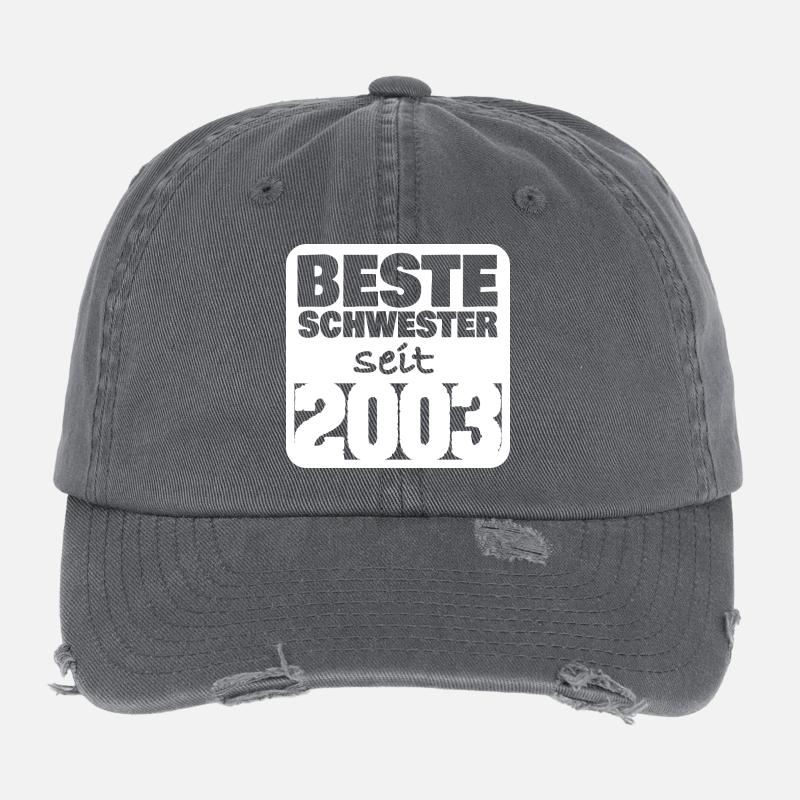 Sister 2003 Flexfit Vintage Destroyed Cap