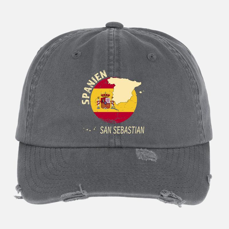 San Sebastian Flexfit Vintage Destroyed Cap