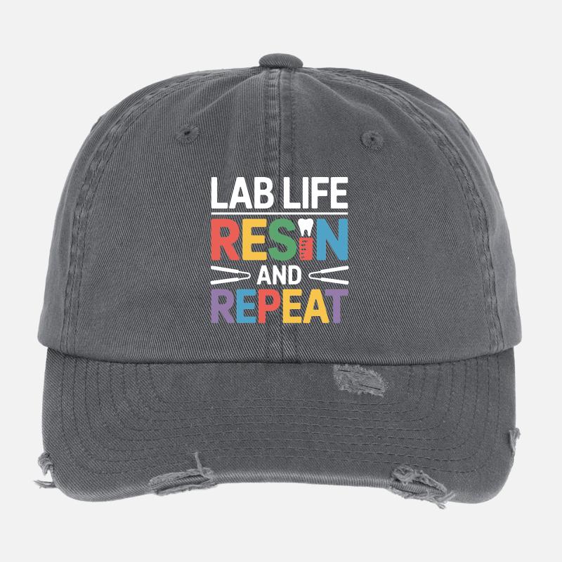 Technicien de laboratoire dentaire Art de travail Casquette vintage effet usé Flexfit