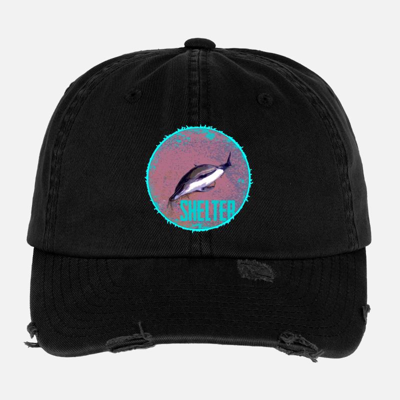 Delfin Shelter Kreis Flexfit Vintage Destroyed Cap