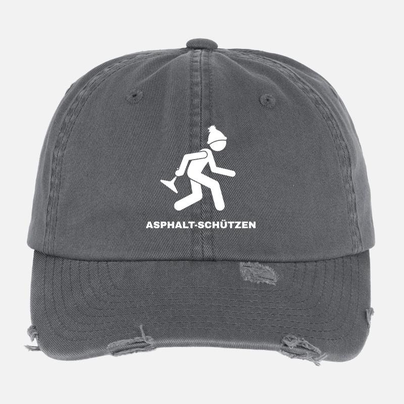 ASPHALT SHOOTERS Flexfit Vintage Destroyed Cap