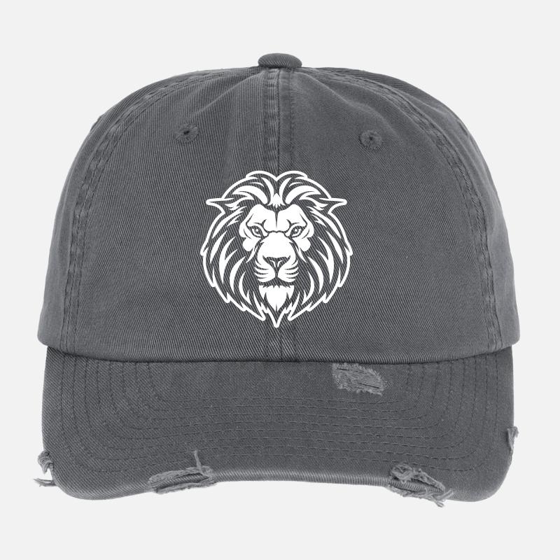 Lion Head Flexfit Vintage Destroyed Cap