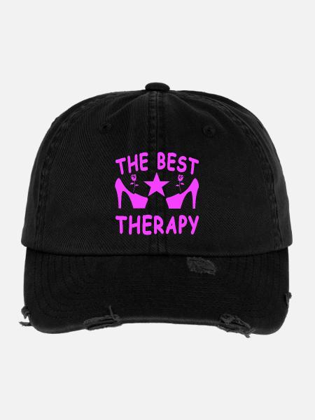 High Heels - Flexfit Vintage Destroyed Cap - black - Front