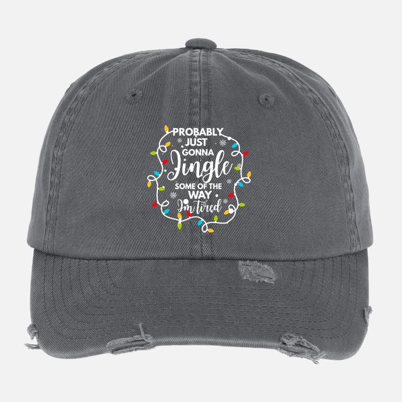 Lustige Weihnachten Flexfit Vintage Destroyed Cap