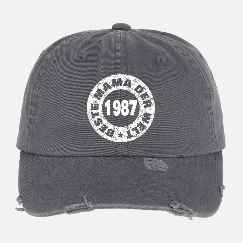 Fête des Mères 1987 Casquette vintage effet usé Flexfit