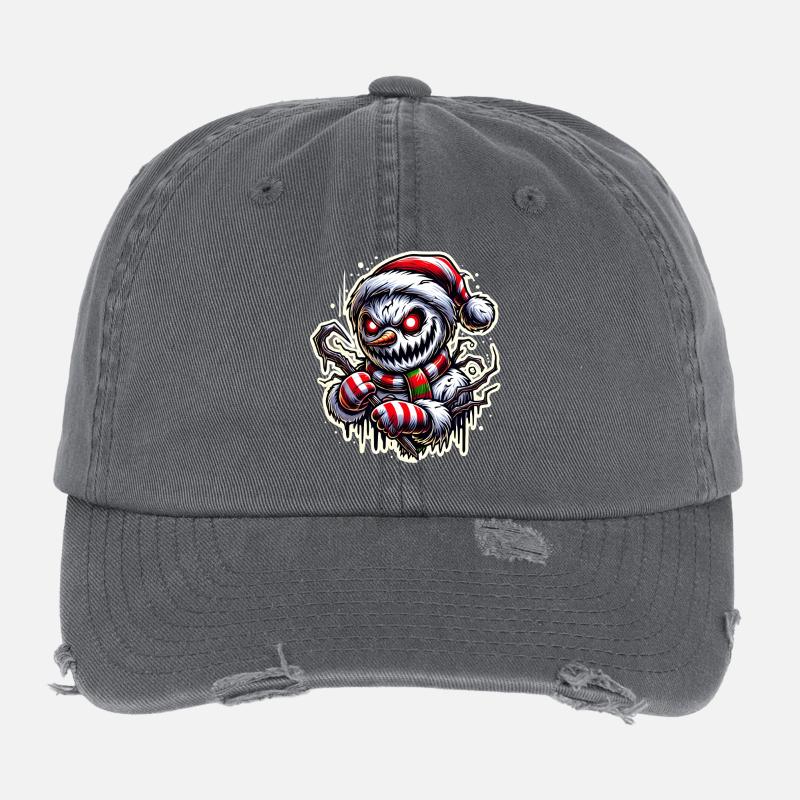 Killer Snowman – Eisige Rache Flexfit Vintage Destroyed Cap